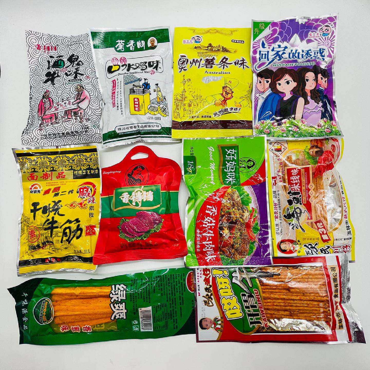 新东光干烧牛筋儿时怀旧素食小面筋开胃牛口水鸡香铛铛奥州薯条味