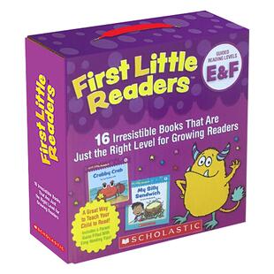 小读者E F级16册 First Little Readers Guided Reading Levels E and F 英文原版分级阅读绘本 学乐指导性阅读家长 英文版英语书