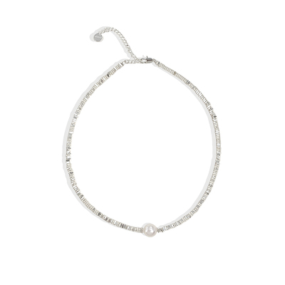 doudoustore碎银子珍珠项链