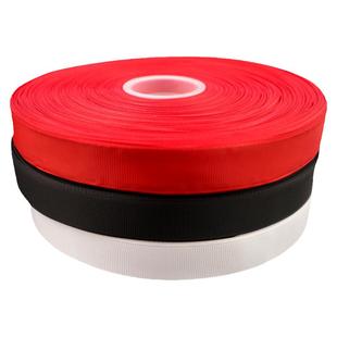 黑色绸带螺纹带罗纹带衣服装饰缎带发饰头饰丝带织带包装烘培彩带