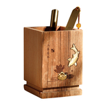 古典木质书签U盘套装礼盒礼品logo高档精致创意古风笔筒故宫文创产品定制镇尺桌面摆件订制纪念品送老师礼物