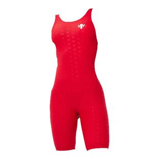 26新款欧美专业女士连体平角泳衣不兜水竞速干泳装无袖游泳衣红色