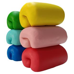 儿童面塑泥面团捏面人材料500克24色手工专用面粉彩泥传统橡皮泥