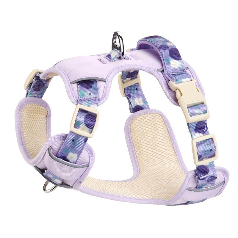 狗狗的牵引绳宠物背心式胸背带大中小型犬比熊泰迪柯基柴犬遛狗绳