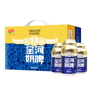 【金河】乳酸菌气泡奶啤300ml*6罐