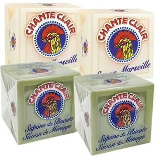 Chanteclair大公鸡洗衣皂进口内衣裤肥皂婴儿柠檬香马赛香组合