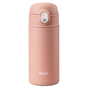 物生物带吸管保温杯孕妇女士316L不锈钢便携简约水杯子2024新款