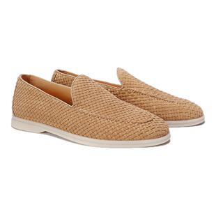 【编织牛皮】chioryn青润乐福鞋男休闲皮鞋软底豆豆鞋summerwalk