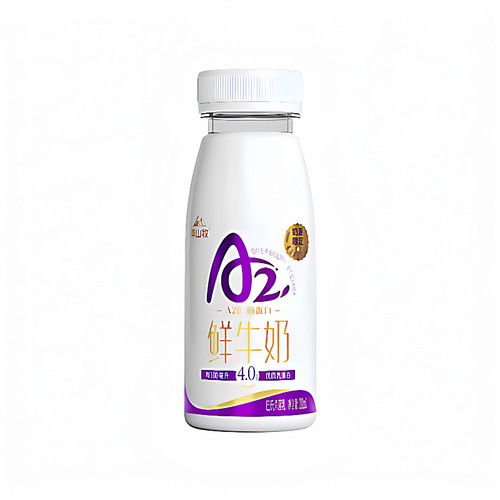 华山牧A2鲜牛奶4.0g酪蛋白营养早餐学生奶200mlx10瓶/箱顺丰发货