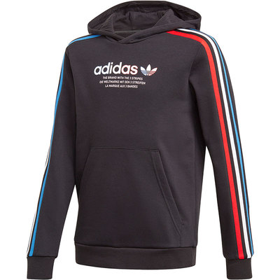Adidas/阿迪达斯正品三叶草新款 HOODIE 大童装运动卫衣GN7496