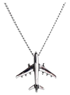 小飞机长款挂件时尚风配饰毛衣链