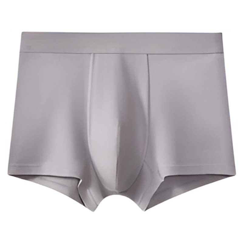 三枪纯棉7A抗菌男平角内裤4条