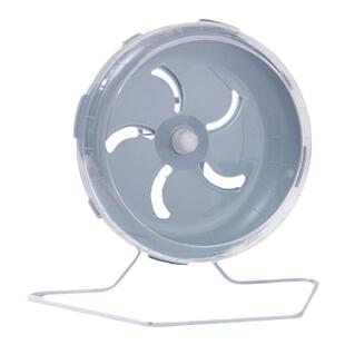 仓鼠跑轮玩具金丝熊滚轮静音支架21cm跑步跑球花枝鼠专用造景用品