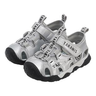 泰兰尼斯童鞋夏季新款男童学步鞋透气网面防滑宝宝机能鞋儿童凉鞋