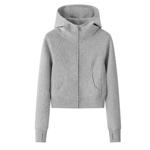 CLIMAX VISION轻盈舒弹空气感分割剪裁连帽开衫卫衣/弯刀休闲卫裤