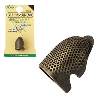 正品 日本进口 CLOVER 可乐工具 长指甲顶针 金属顶针 57-345/346