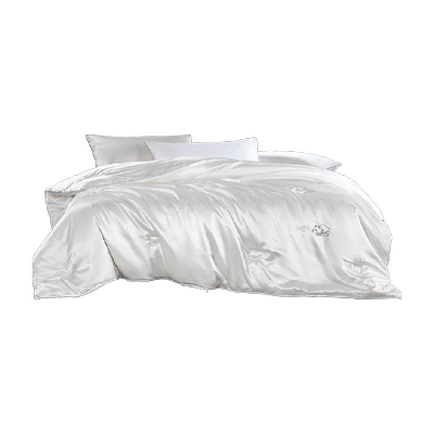 水星家纺100%蚕丝保暖子母被被子