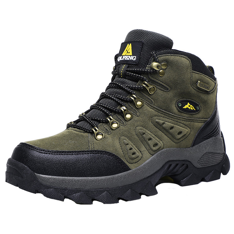 冬季保暖棉鞋加绒加厚男鞋爸爸户外运动高帮登山鞋男防水防滑4647