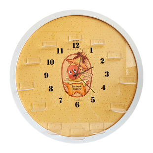 盲盒钟表星星人时钟diy挂钟客厅卧室装饰画手办盲盒收纳展示框