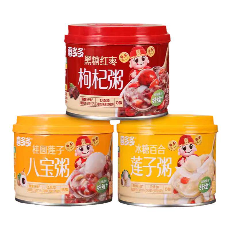 喜多多八宝粥整箱营养早餐速食粥