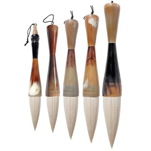 牛角大号毛笔斗笔抓笔超大狼羊兼毫熊毫抓笔特大号毛笔大抓笔榜书