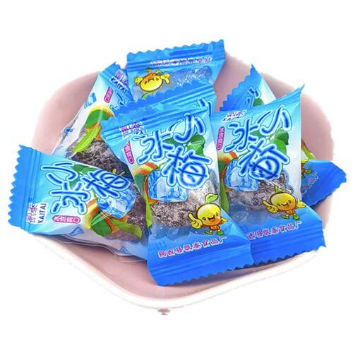 凯泰小冰梅500g酸甜土橄榄油甘果麻将馆招待混合蜜饯散装糖果零食
