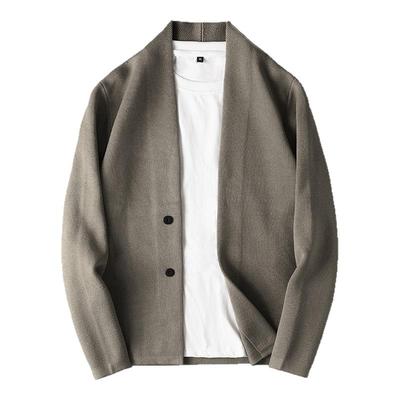 高级纹理感慵懒针织开衫外套