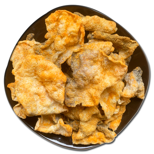 咸蛋黄鱼皮脆500g鱼皮鳕鱼片脆鲜香的鱼皮脆即食香酥鱼皮咸蛋黄味