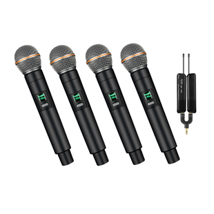 万能无线话筒一拖二2.4G舞台ktv专用麦克风唱歌户外音响会议演出