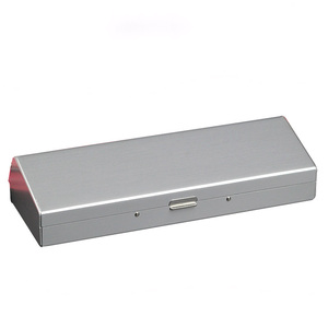 日本纯铝合金高档超轻近视眼镜盒男女便携防压学生简约眼镜盒超薄