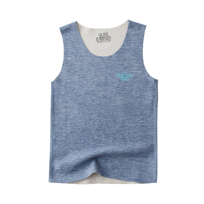 儿童秋冬季蚕丝德绒无痕马甲背心