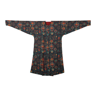 谜阿凰【枣红腰带】唐制复原款圆领袍汉服配饰3米5加长披帛男女款