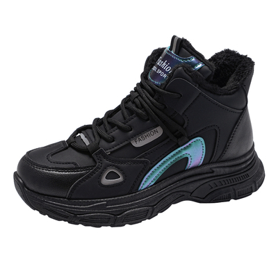 2025新款冬季雪地靴女加绒加厚保暖防滑大棉短靴运动休闲高帮女鞋