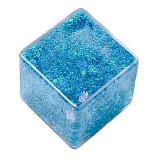 流沙咕卡小冰块DIY流沙方块儿童手工咕卡砖创意桌面流沙摆件玩具