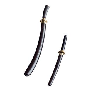 宣品书房精美裁纸刀铬钢直柄手工复古雕花锻打裁纸用具书法国画迷你便携小号无毛边裁剪宣纸多用纪念品礼物