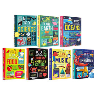 【100选2】 Usborne beginners 初学者少年商学院 100 things to know 大发现系列 儿童自然科普 英文原版绘本