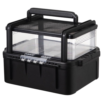 户外便携防逃逸爬宠饲养箱观察盒