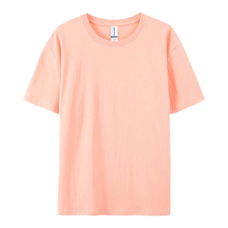 糖果色宽松纯棉团建舞蹈服短袖