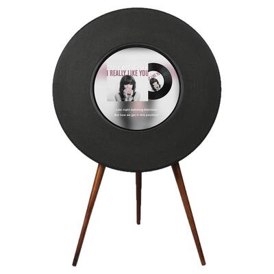 唱片歌词音箱字幕黑胶机客厅音响