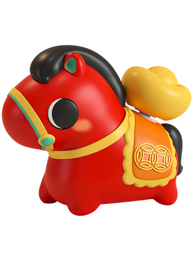 2026马年马上有钱吉祥物公仔摆件