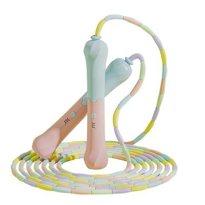 361儿童小学专用五彩竹节跳绳