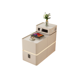 奶油风沙发边柜客厅轻奢高级感小户型多功能新款小边几扶手隔断柜