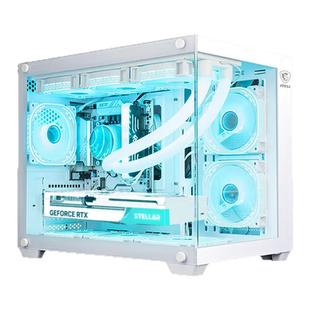 万丽RTX 5060Ti/5070纯白显卡纯白海景房AMD锐龙7500F/9600X台式电脑主机DIY组装游戏白色海景房电脑套装