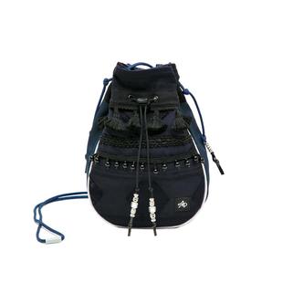 theMADHATcher 「解构」单肩抽绳流苏串珠单肩民族风抽绳束口袋