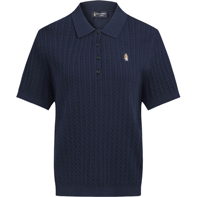 暇步士夏季薄款多巴胺针织POLO衫