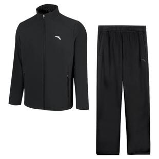 安踏运动套装男款2026春季新款外套长裤防风晨跑服跑步风衣两件套