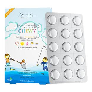 WHC小超人鱼油dha儿童补强增加思维能力青少年大脑学生神经酸旗舰