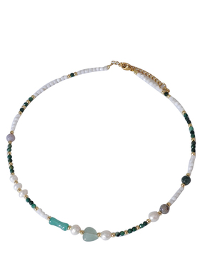 XMR新中式东陵玉珍珠项链