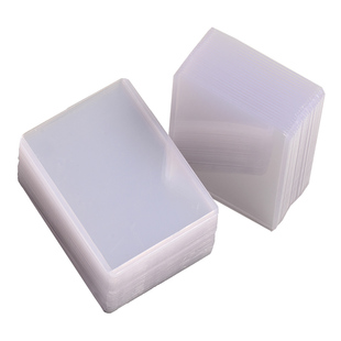 专辑小卡明星保护硬胶套B8游戏卡片袋叶罗丽硬卡套覆膜透明咕卡20丝卡膜照片小马宝莉收纳可选镭射透明闪卡