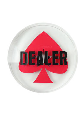 德州扑克dealer庄码in水晶